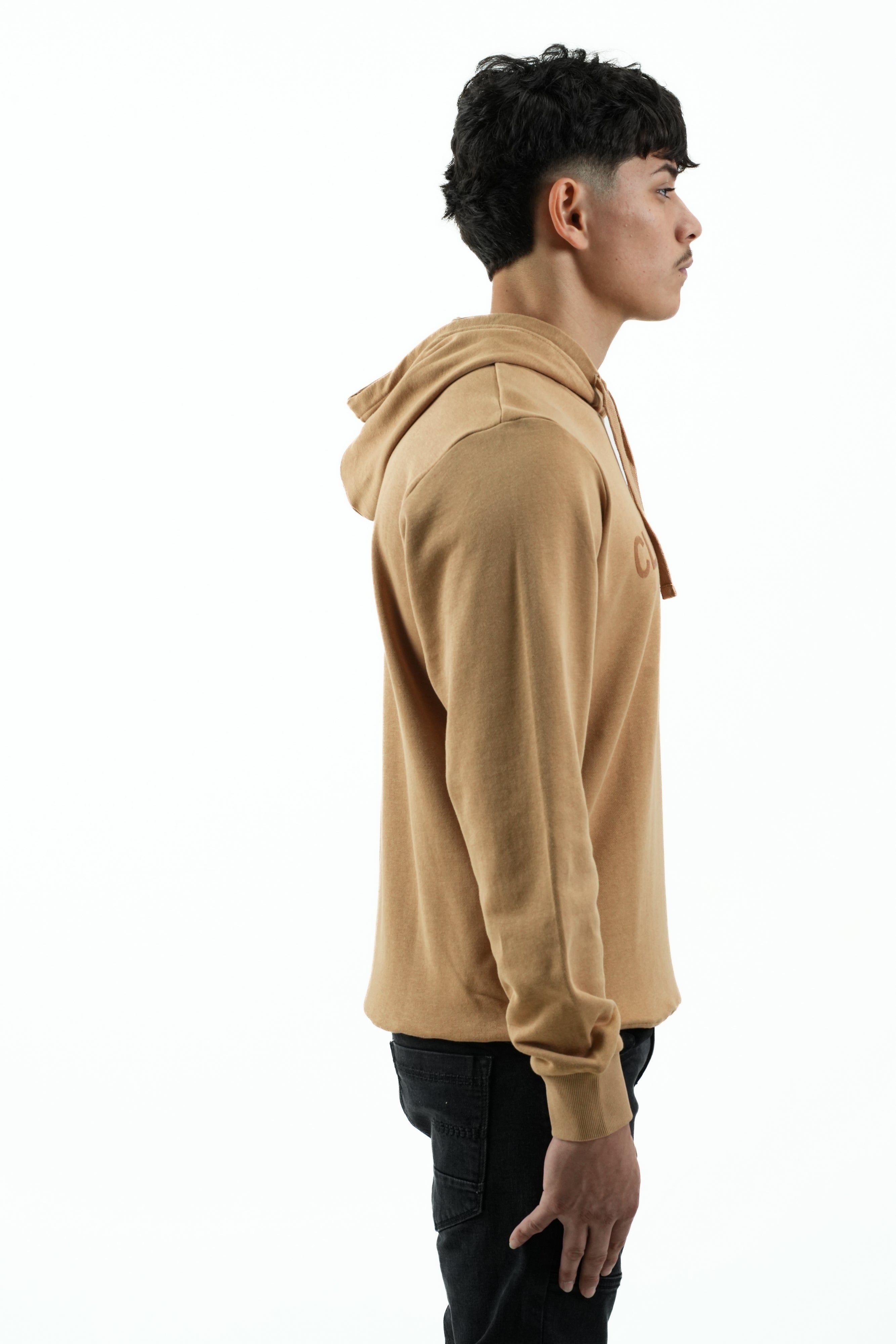 Camel Flock Hoodie