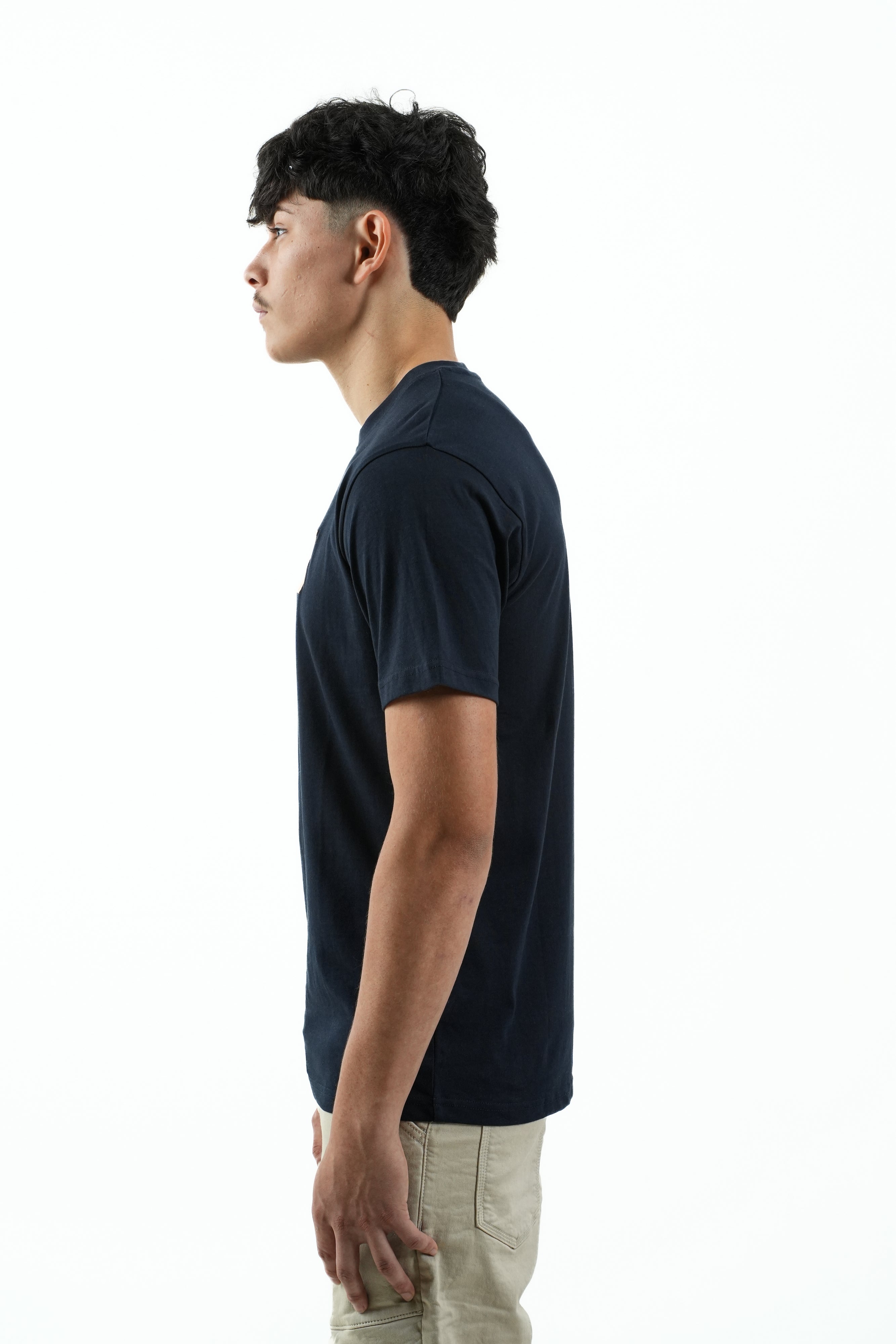 Navy Embroidered T-Shirt