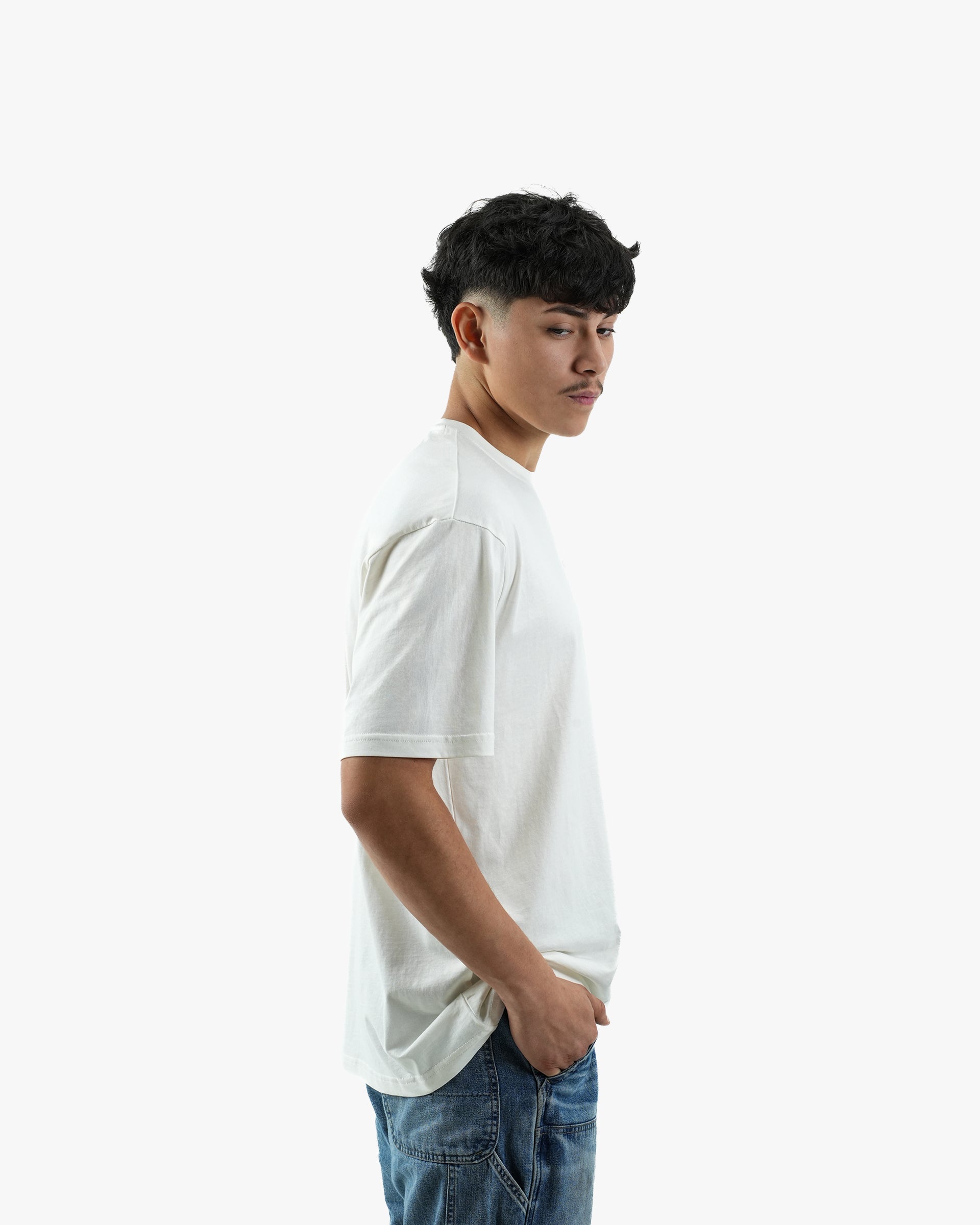 Worn White Oversized T-Shirt