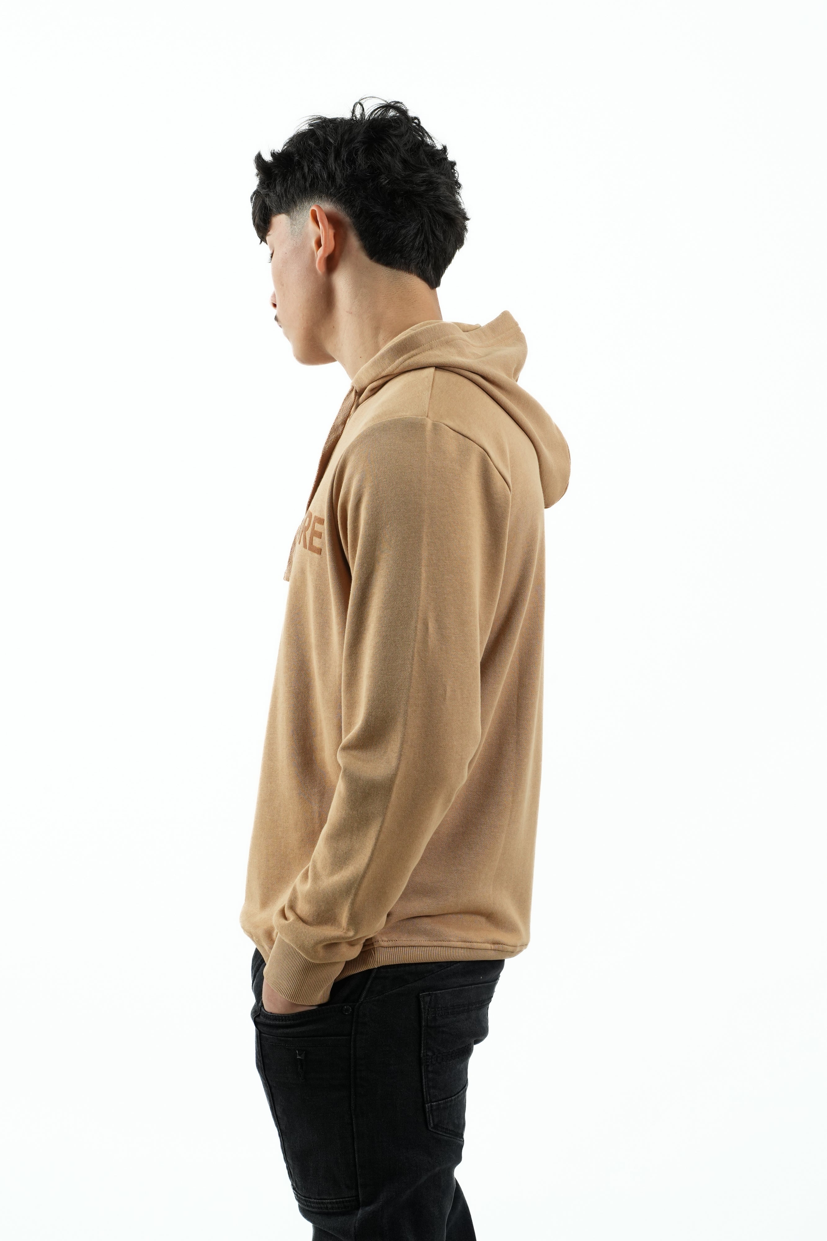 Camel Flock Hoodie