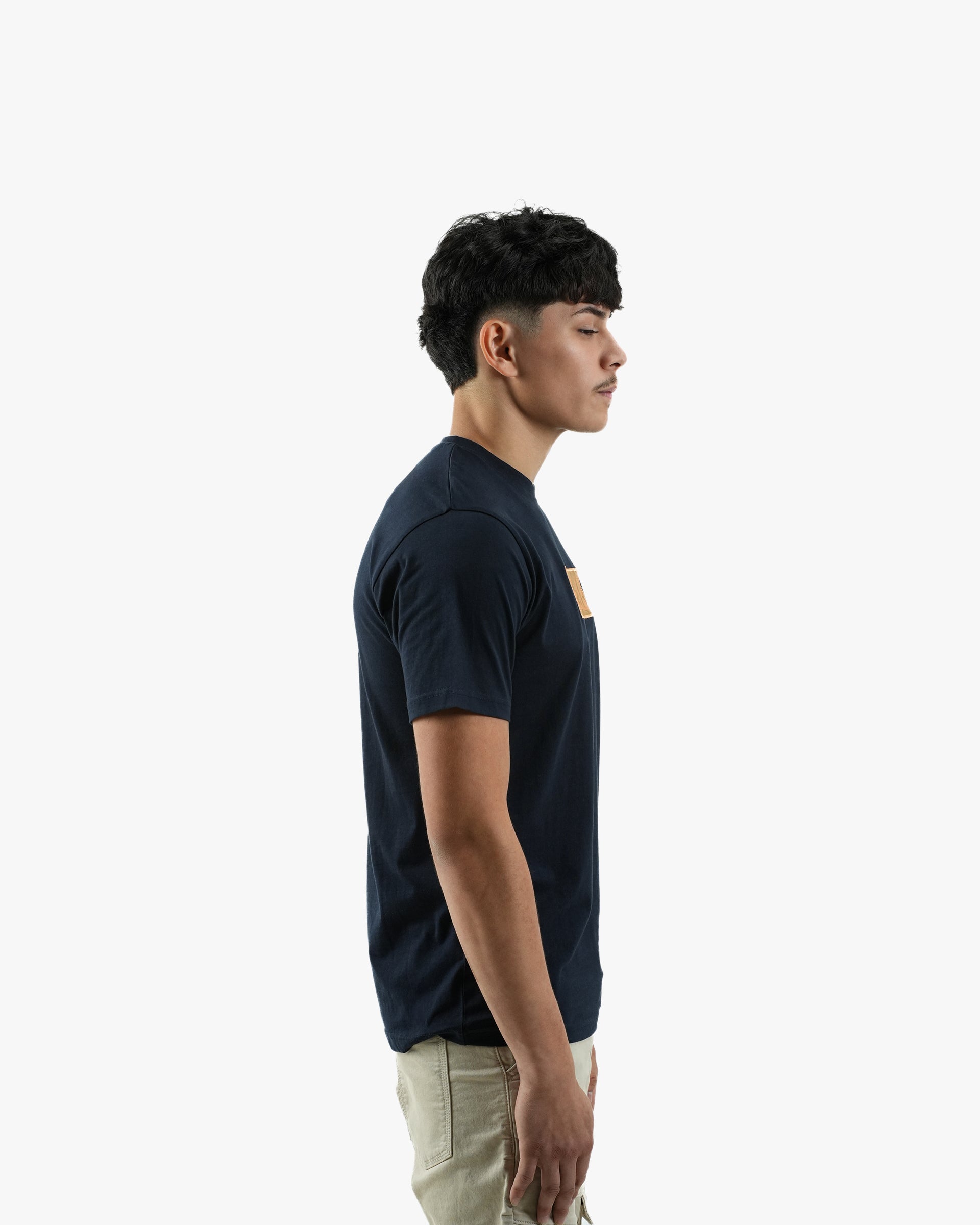 Navy Embroidered T-Shirt
