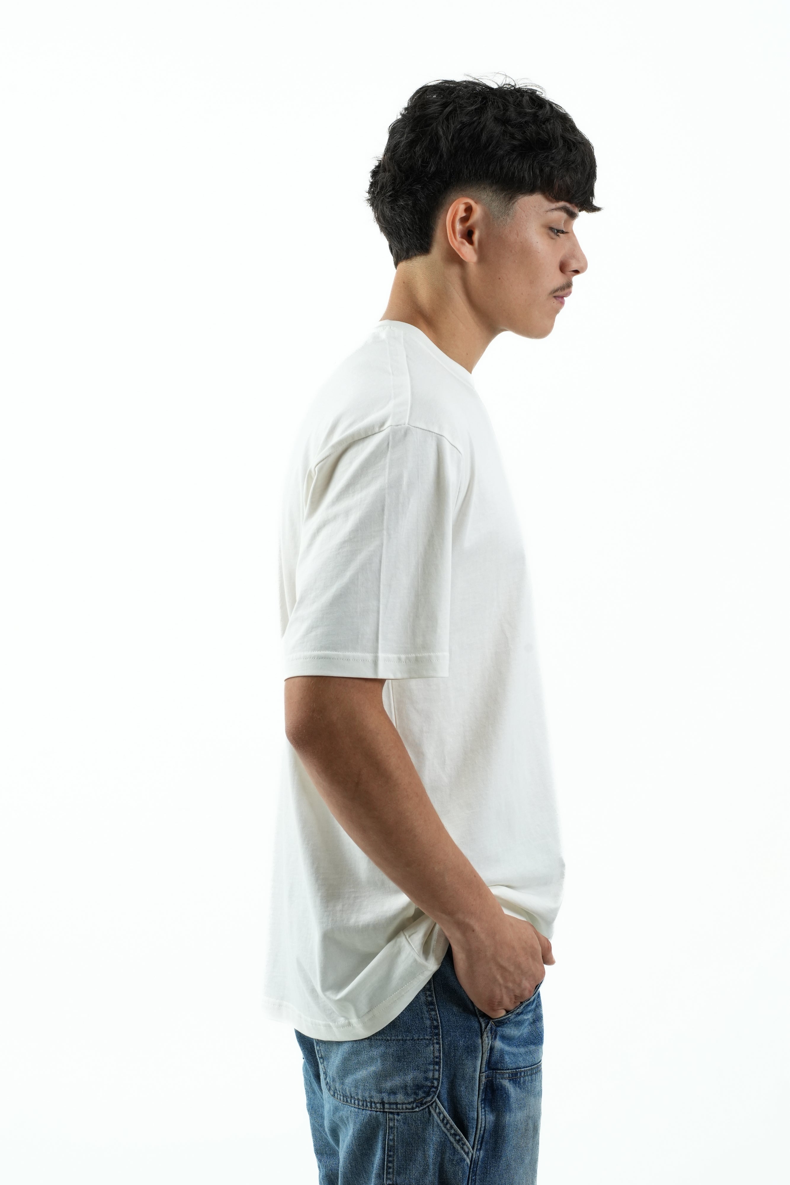 Worn White Oversized T-Shirt